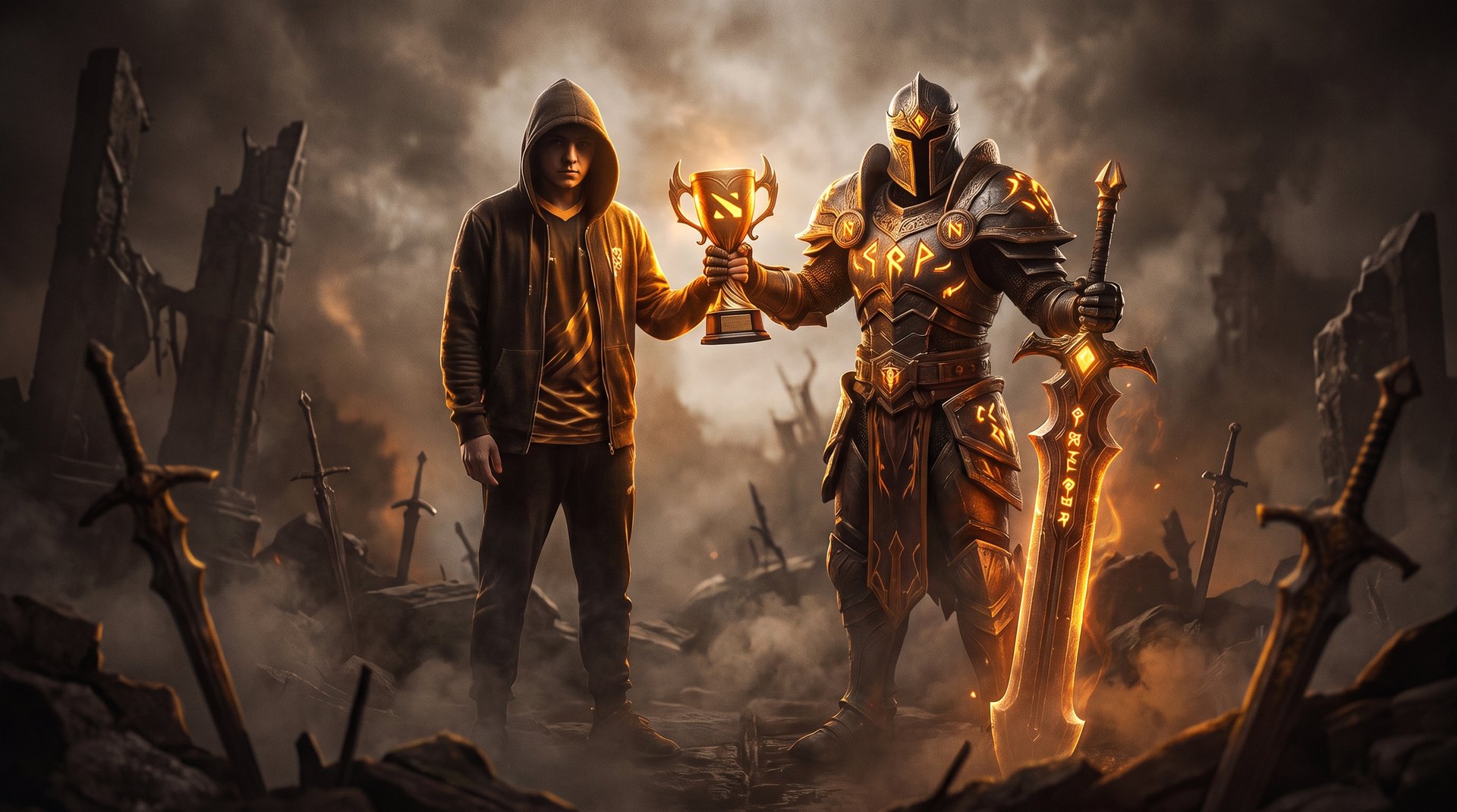Dota 2 Immortal rank player with gold aura - high MMR party queue restrictions