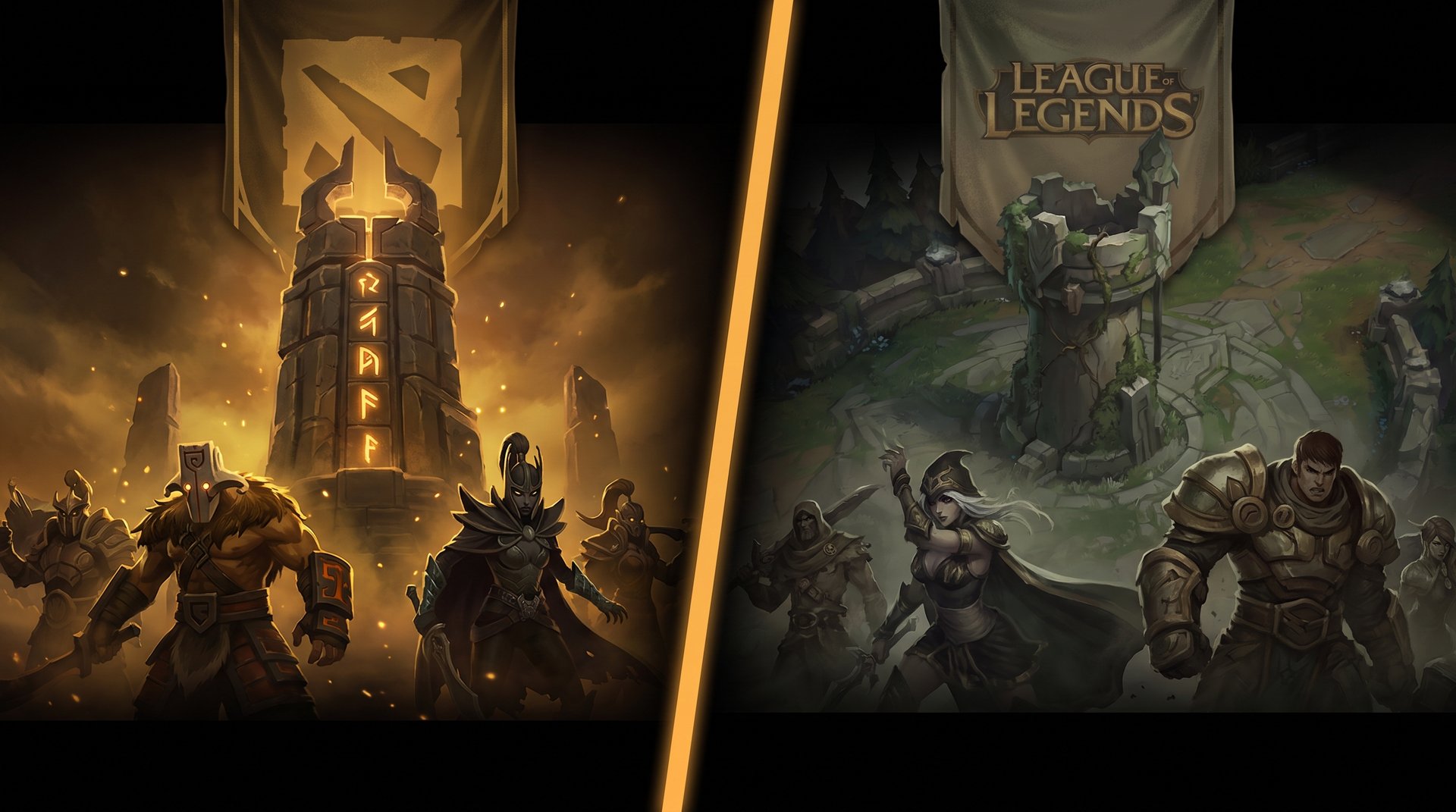 Dota 2 vs League of Legends -- comparing game difficulty and complexity