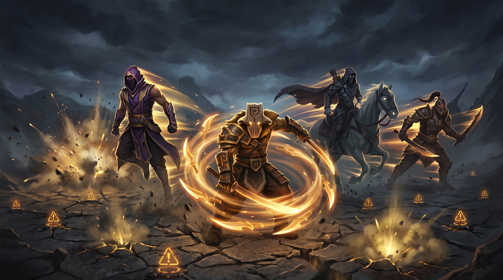Juggernaut and Anti-Mage countering Techies mines with magic immunity and blink in Dota 2