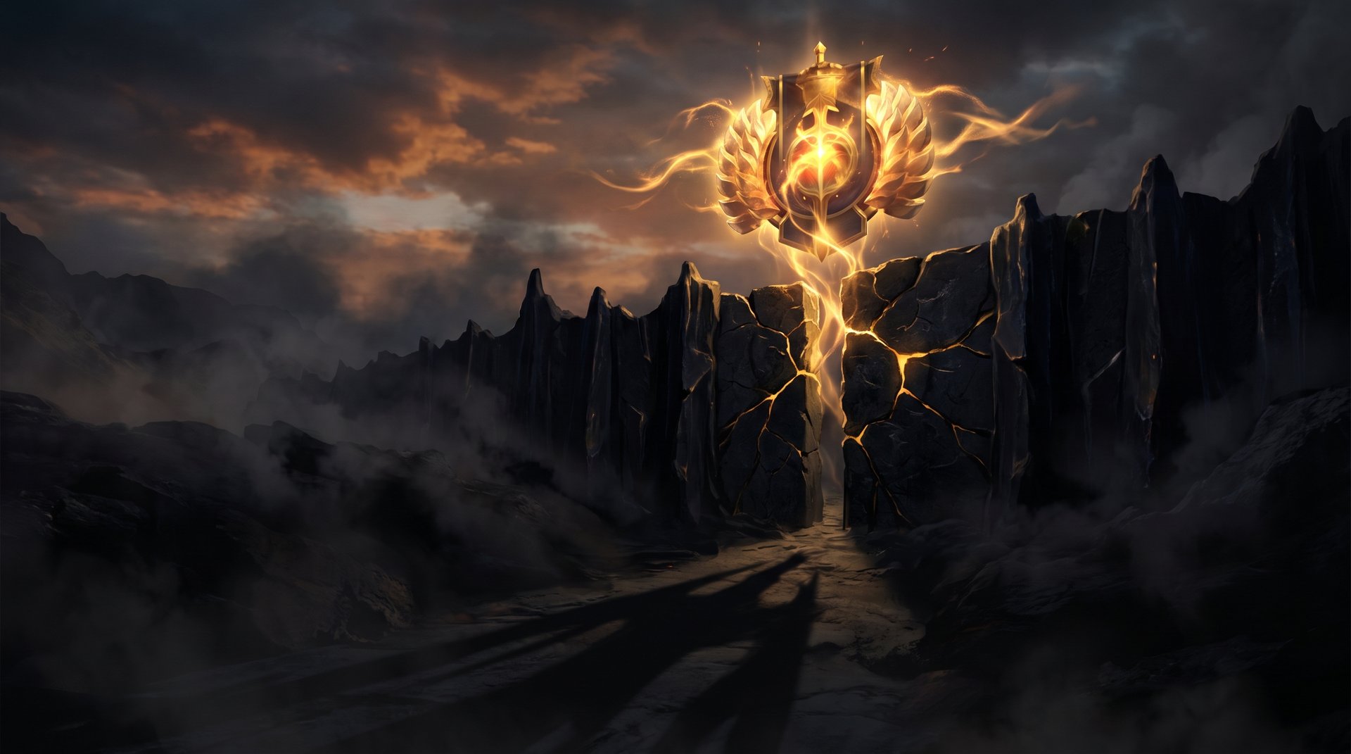 Divine 5 rank barrier in Dota 2 -- the immortal bottleneck concept art