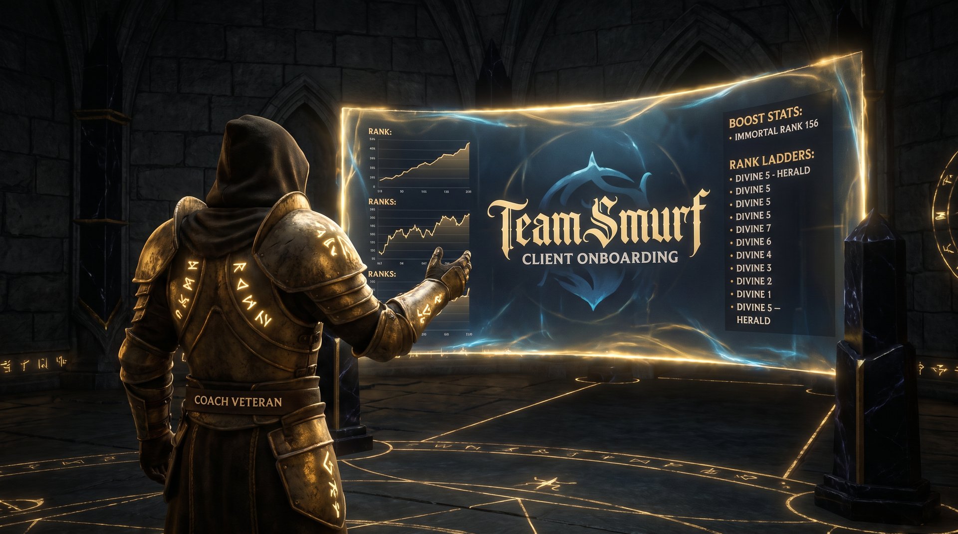 TeamSmurf client onboarding briefing -- what we tell every first-time boost client