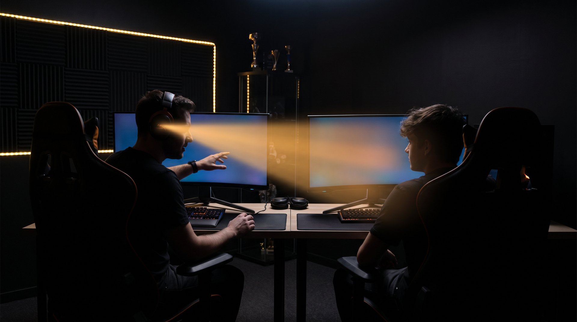 Immortal Dota 2 coach guiding a student through replay analysis and live gameplay review