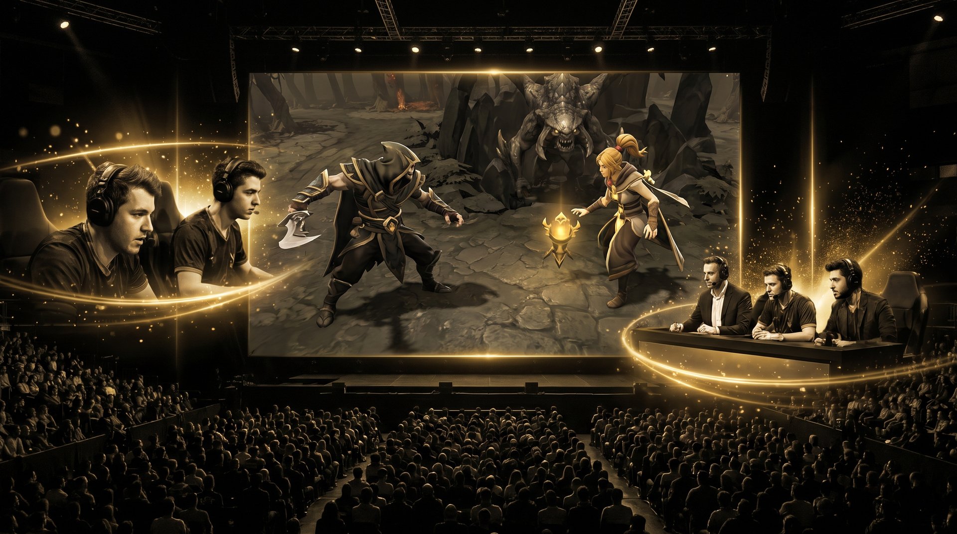 High MMR Dota 2 pub scene during TI week near Roshan