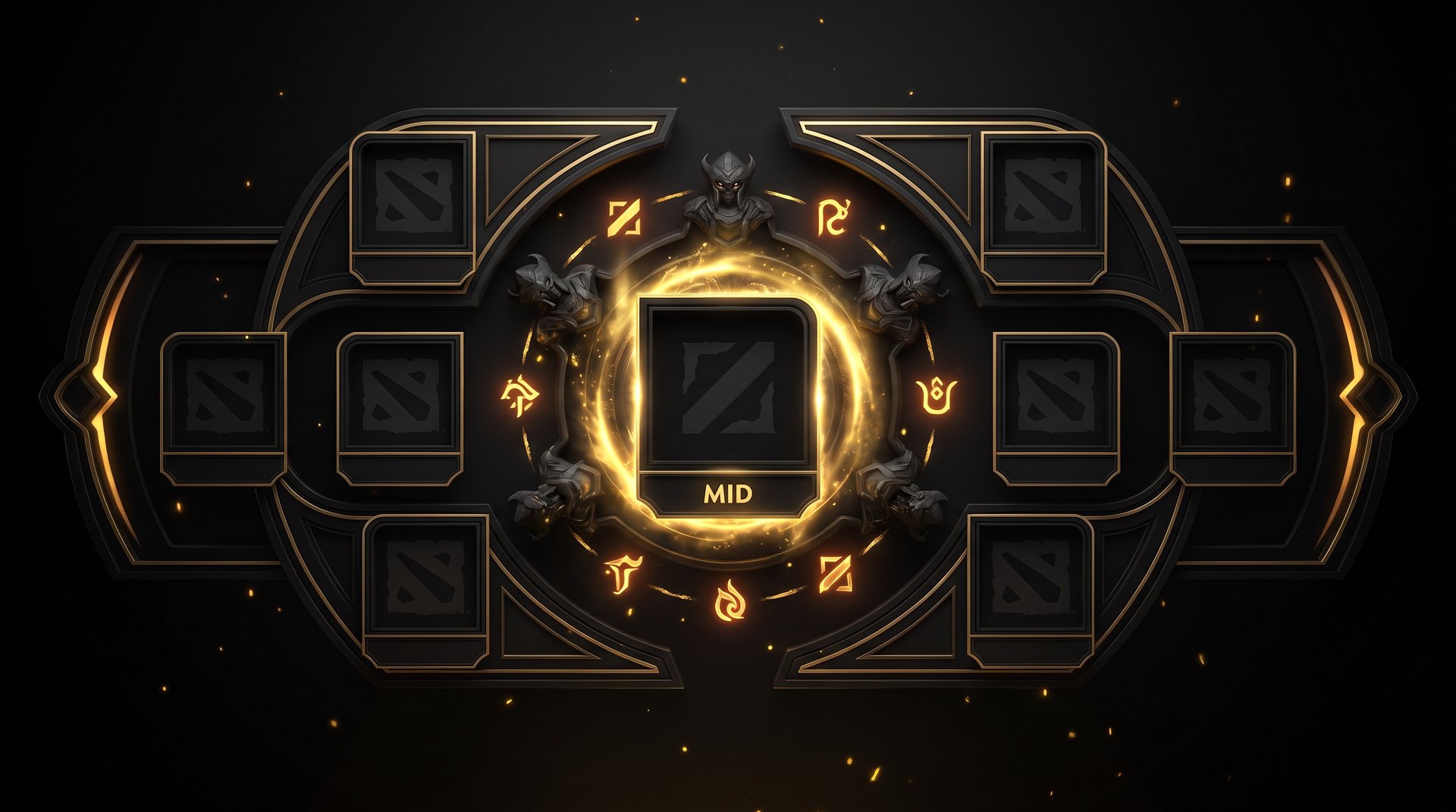 TI 2026 fantasy draft concept with a highlighted solo mid slot