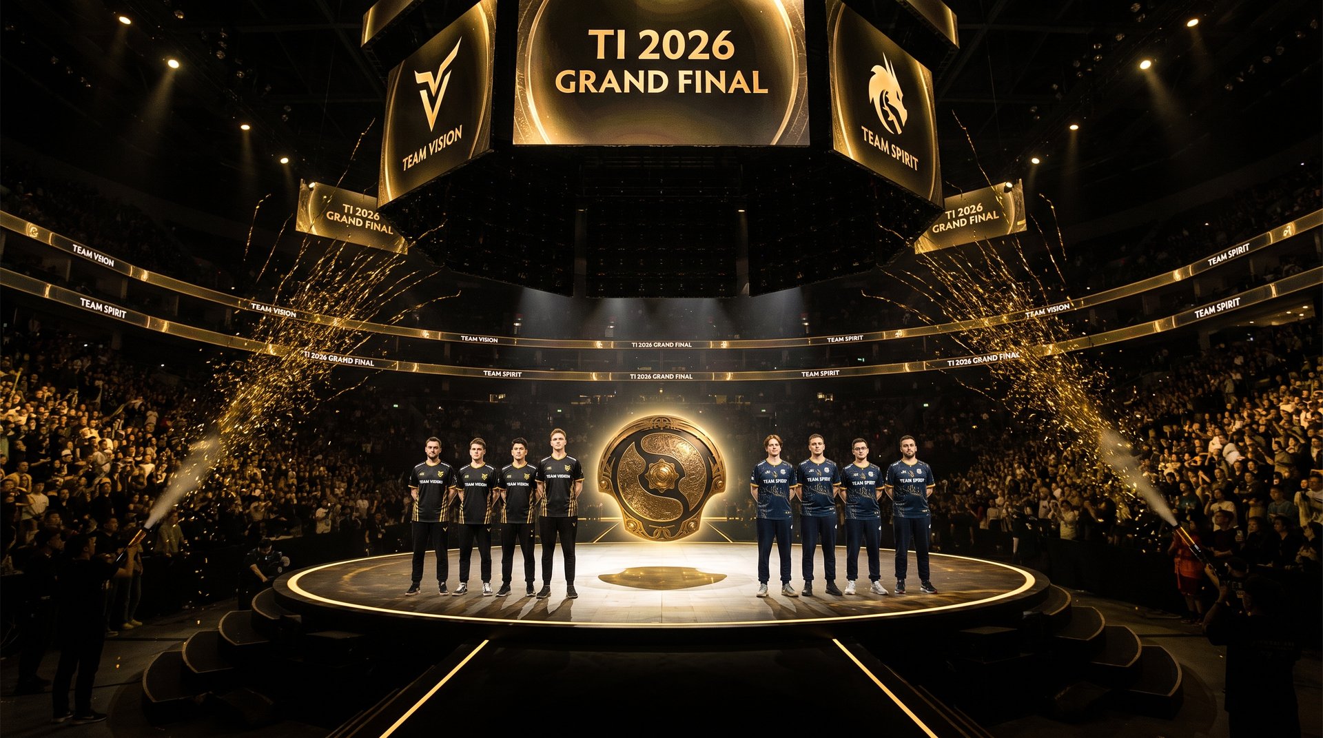 TEAM VISION vs Team Spirit TI 2026 grand final -- Shanghai stage showdown for the Aegis