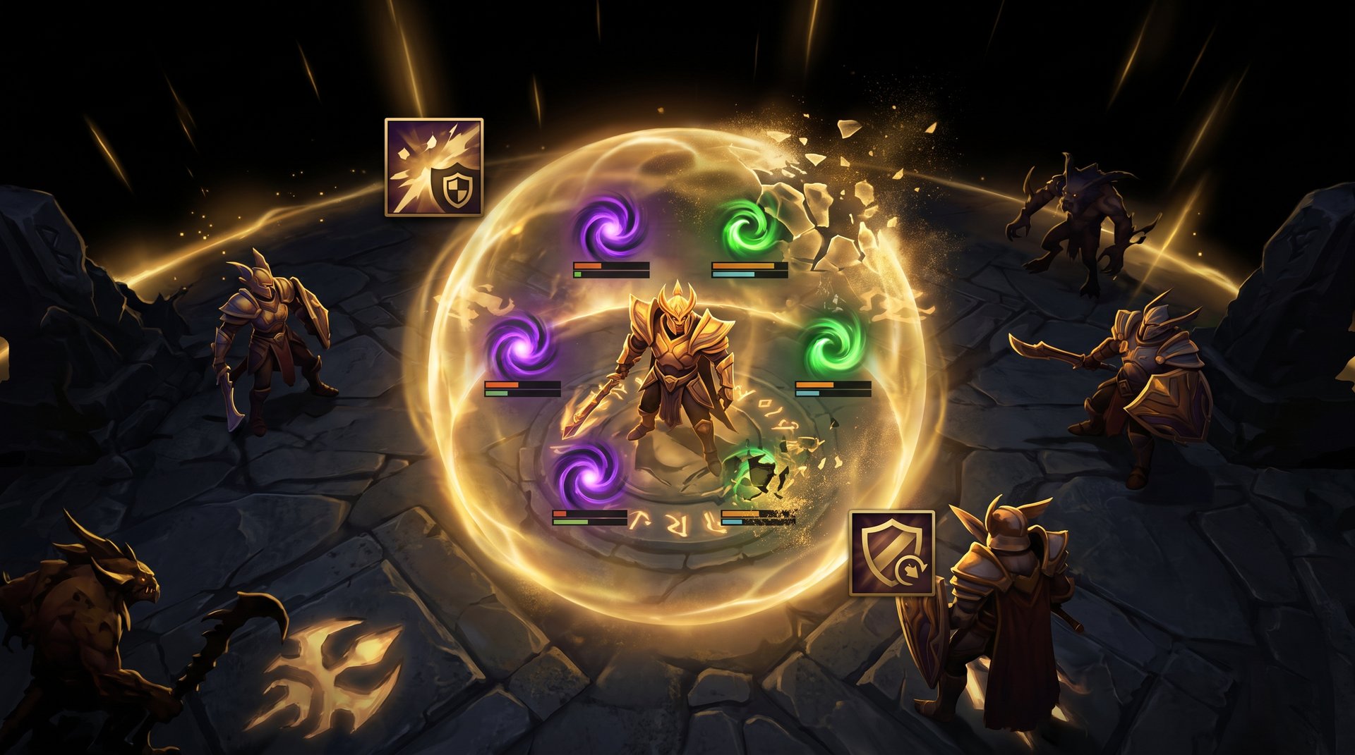 Dota 2 status resistance in battle -- debuff duration reduced by golden status resistance aura