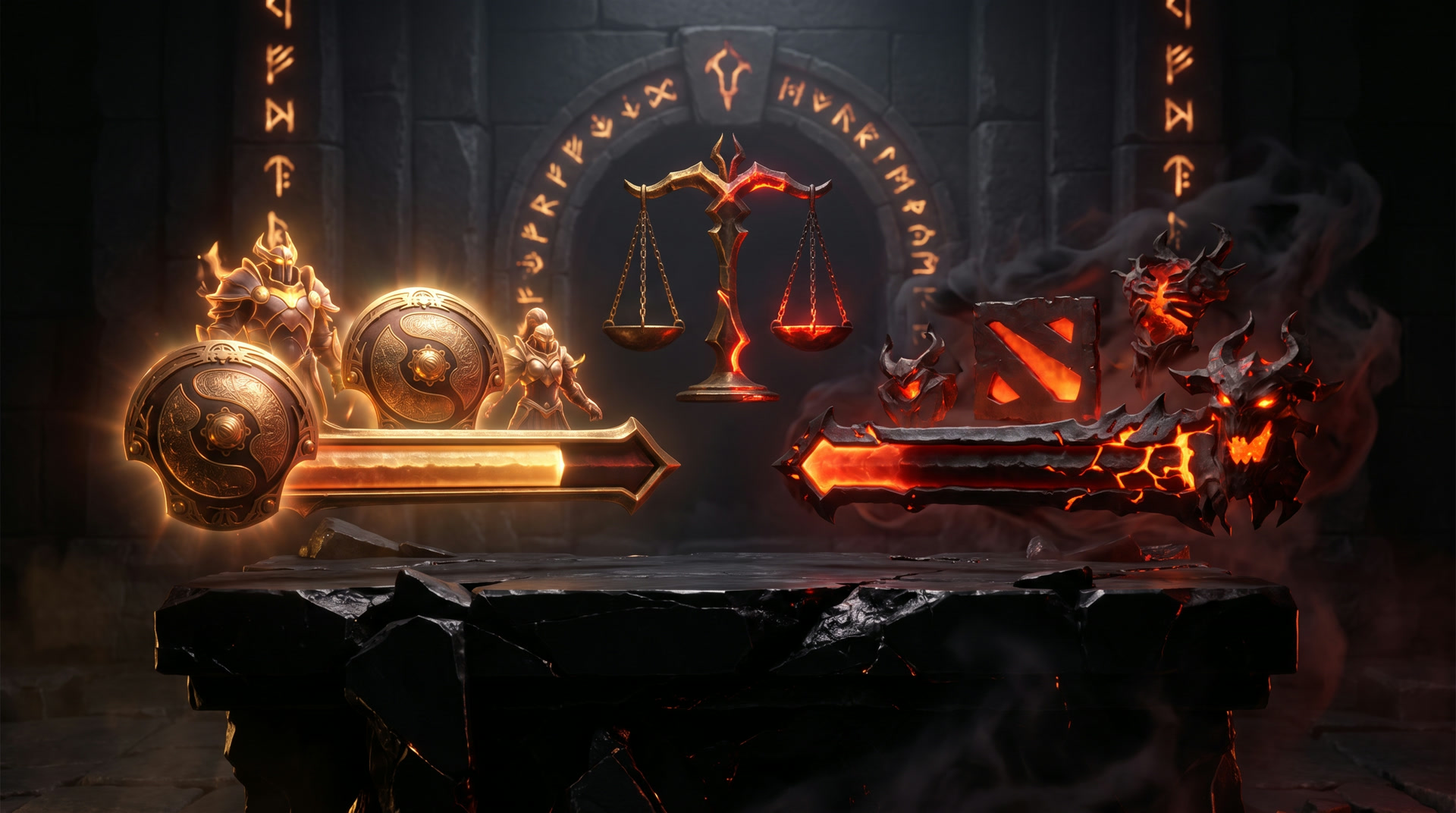 TeamSmurf vs Mythic Boost comparison chart for Dota 2 boosting services