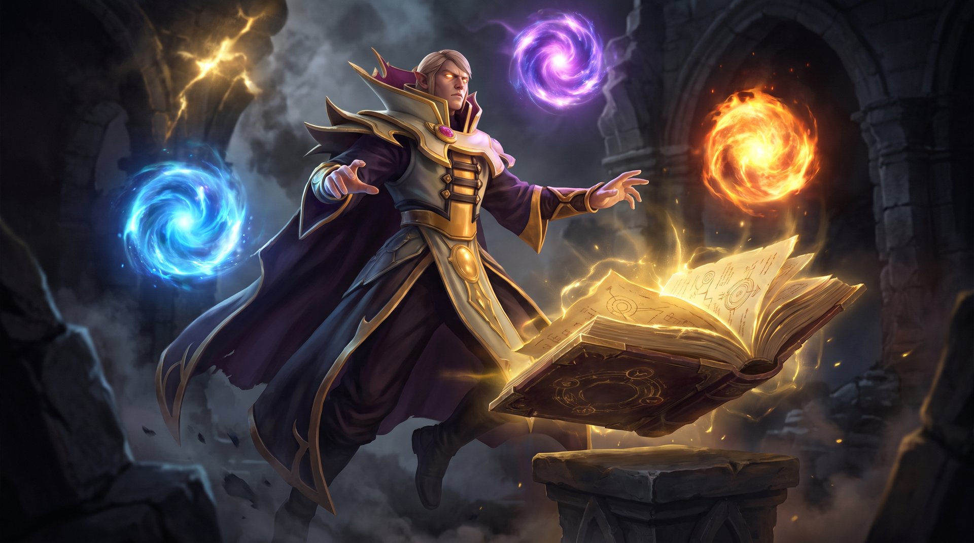 Invoker hero spell combinations in Dota 2 -- hardest hero to master