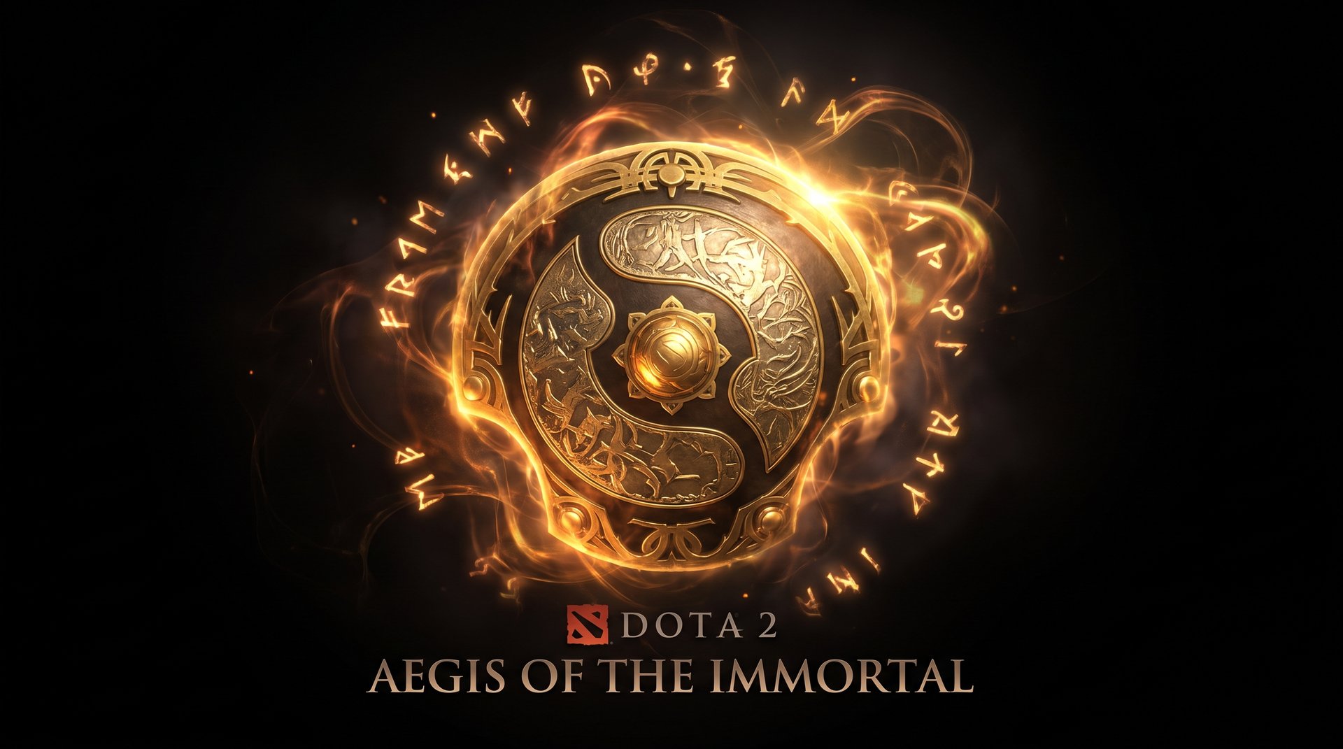 Aegis of the Immortal item glow in Dota 2, reward from killing Roshan
