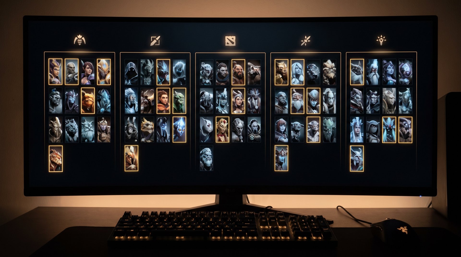 Dota 2 draft screen hero selection for 7.41e meta post-TI 2026