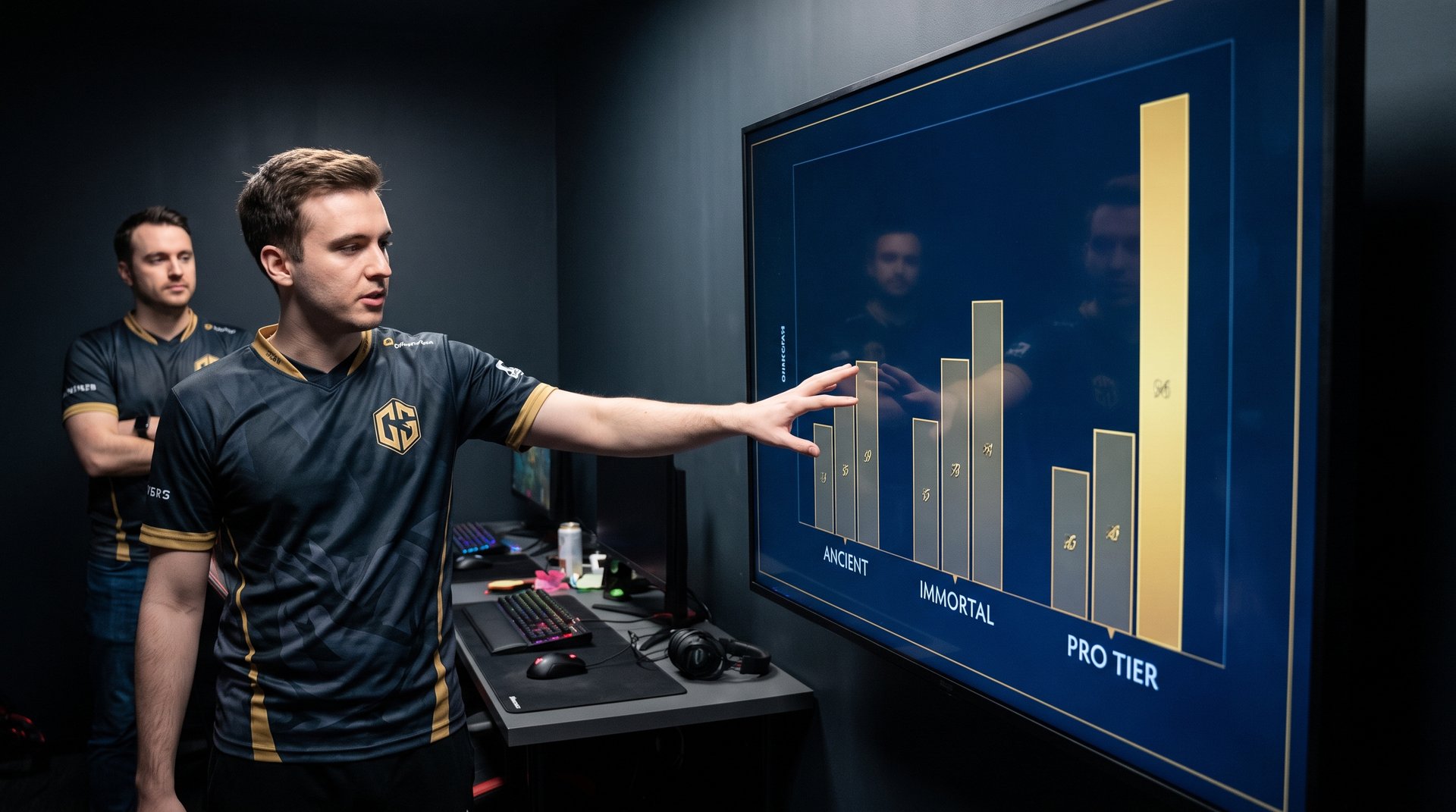 MMR bracket comparison chart showing pub player ranks versus Immortal and pro tiers