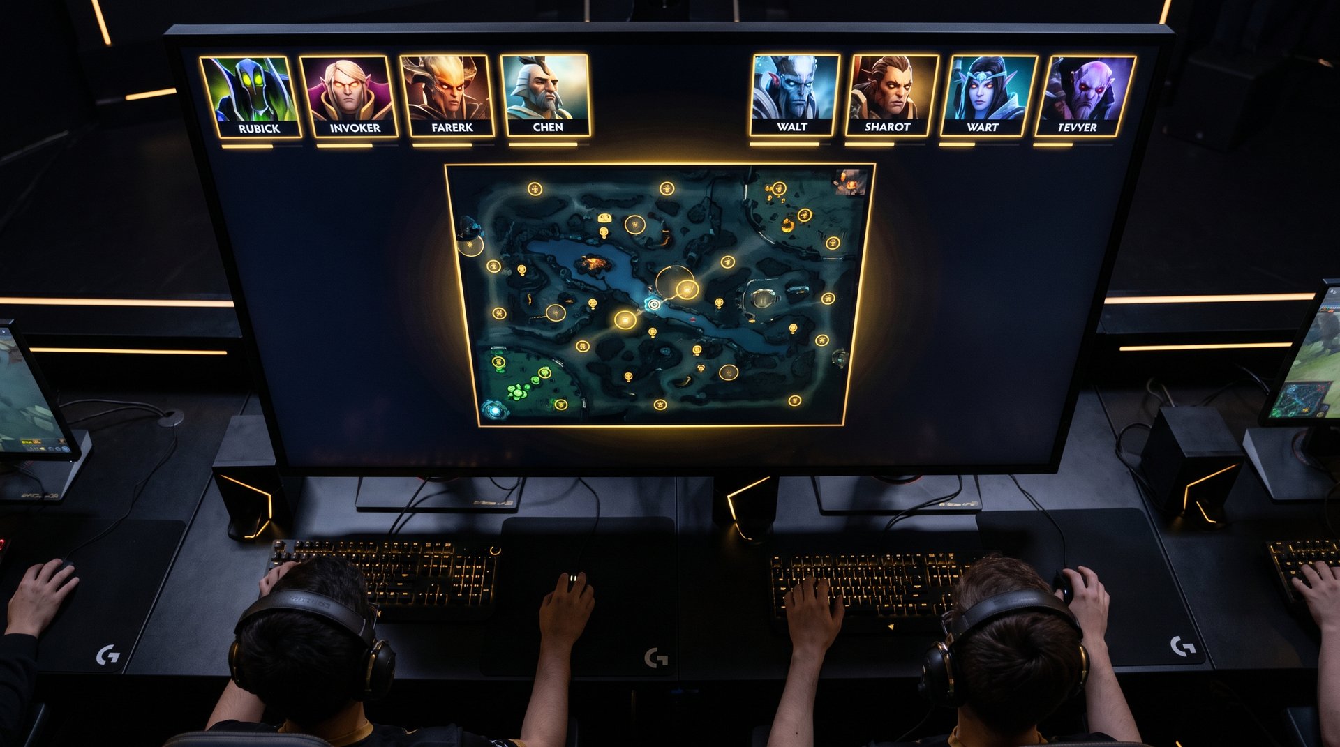 Dota 2 7K MMR professional gameplay warding map control high Immortal