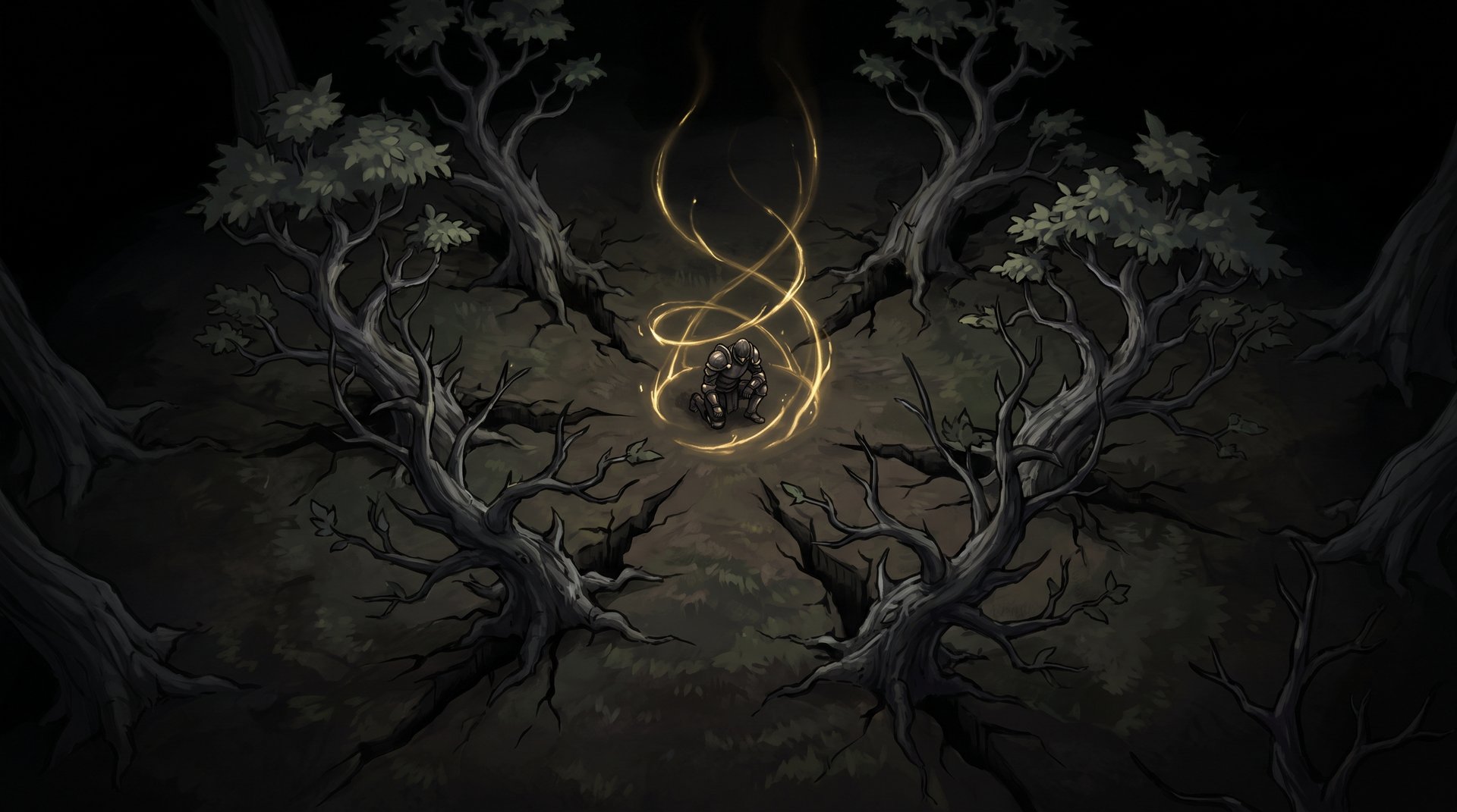 Sprout trapping a hero inside a ring of trees in Dota 2