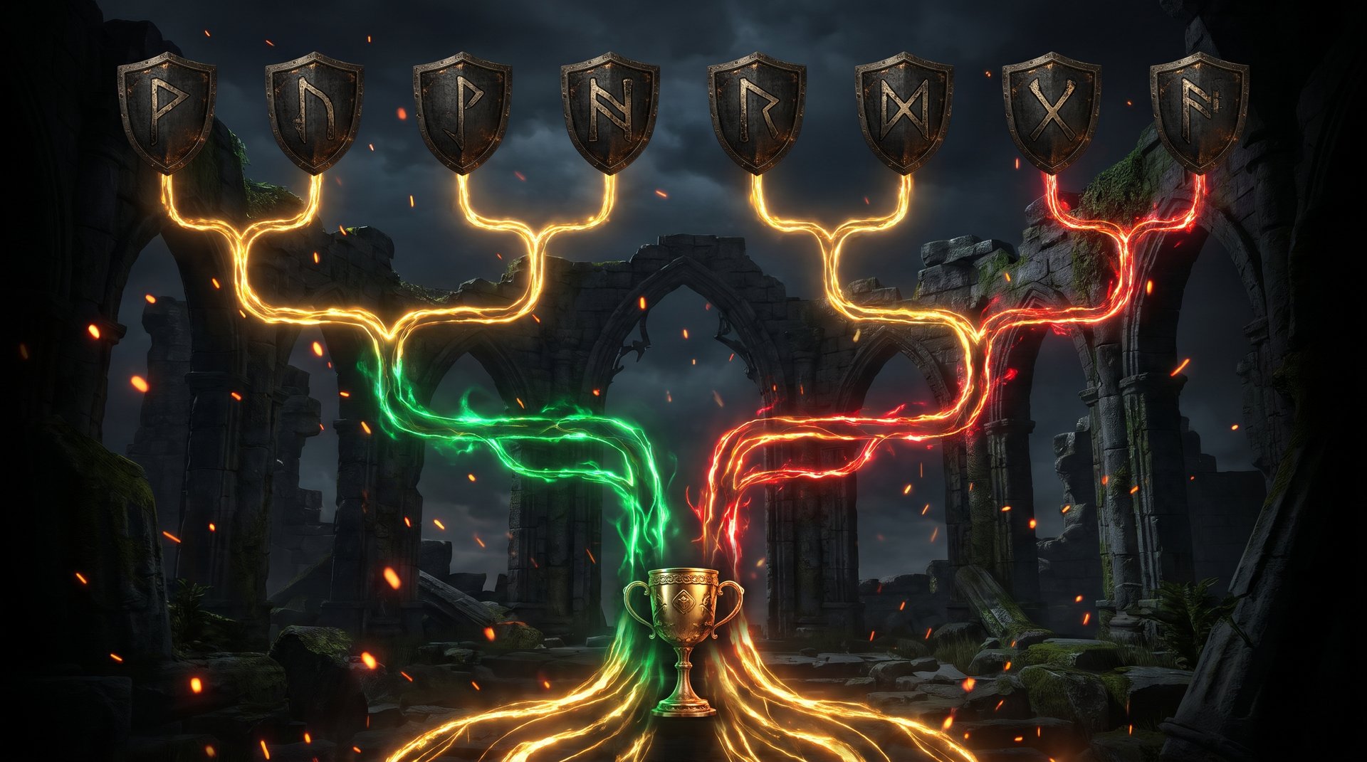 PARI Universe playoffs bracket tree leading to the trophy