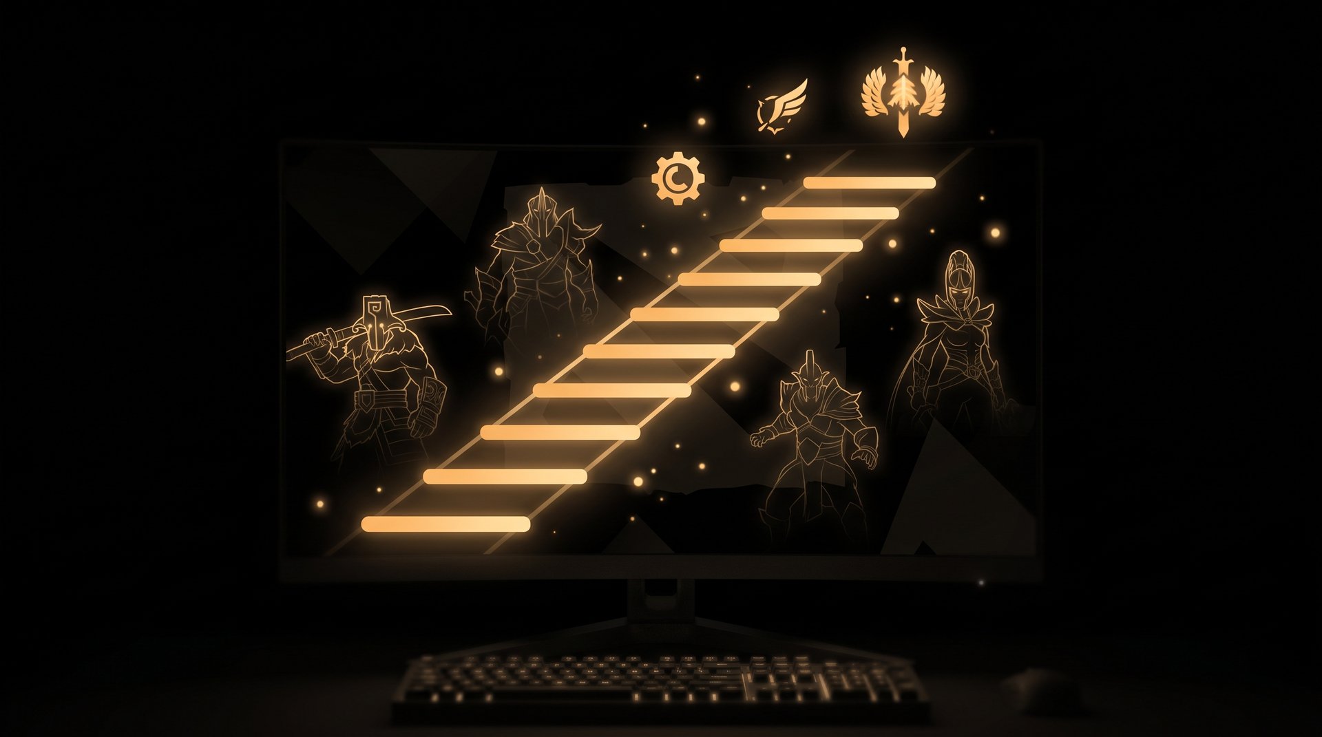 Dota 2 ranked MMR climb -- skill ceiling and ranking system