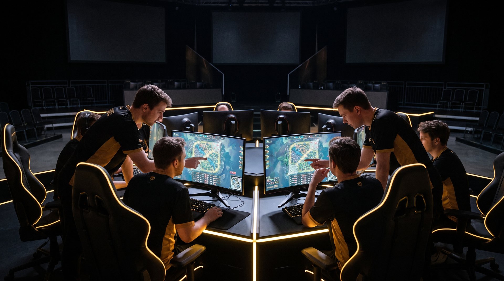 Dota 2 esports team competing at DreamLeague Season 30 -- professional players in tournament setting