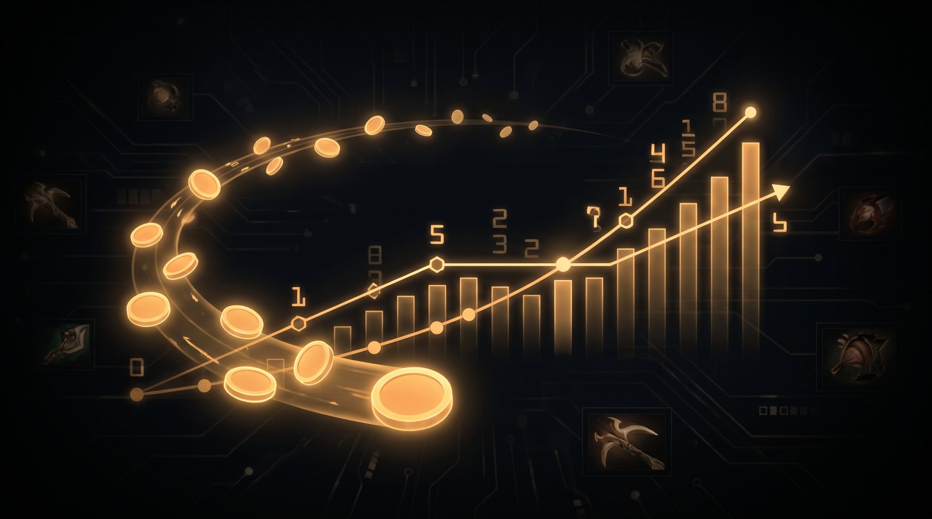 Hand of Midas break-even math gold income over time Dota 2